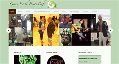 Desktop Screenshot of greenearthpoetscafe.com